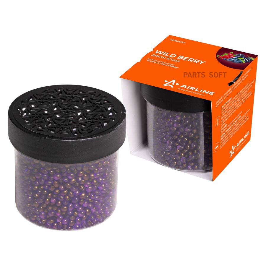 Ароматизатор на панель (Дикая ягода) "AIRLINE" - AIRLINE None None